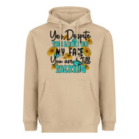 Mushroom you despite the lok on my face you are still talki Heavyweight Hoodie - MaliasSmallBusiness