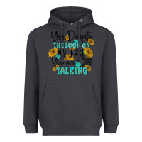 Smoke you despite the lok on my face you are still talki Heavyweight Hoodie - MaliasSmallBusiness