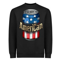 Black American 4th of July Heavyweight Sweatshirt - CowGirlArtShop