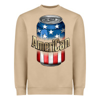 Mushroom American 4th of July Heavyweight Sweatshirt - CowGirlArtShop