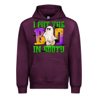 Mauve Wine I Put The Boo Urban Hoodie - texasbilliewilder