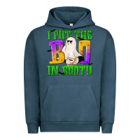 Pigment Midnight Navy I Put The Boo Urban Hoodie - texasbilliewilder