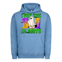 Pigment Pebble Blue I Put The Boo Urban Hoodie - texasbilliewilder