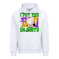 White I Put The Boo Urban Hoodie - texasbilliewilder