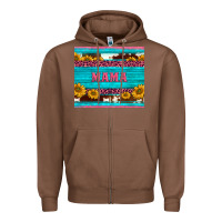 Chestnut cowhide leopard sunflowers mama Zipper Hoodie - BarkalooDesign