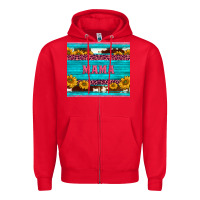 Red cowhide leopard sunflowers mama Zipper Hoodie - BarkalooDesign