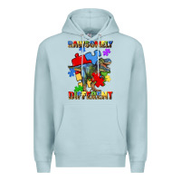 Blue Mist rawsomely different autism t rex Premium Hoodie - Artiststas