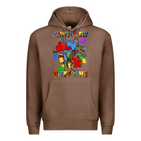 Chestnut rawsomely different autism t rex Premium Hoodie - Artiststas