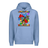Colony Blue rawsomely different autism t rex Premium Hoodie - Artiststas