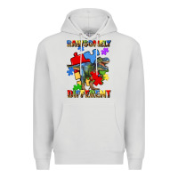 Dove Grey rawsomely different autism t rex Premium Hoodie - Artiststas