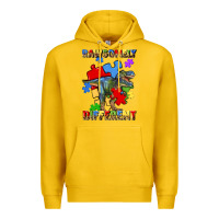 Lemon rawsomely different autism t rex Premium Hoodie - Artiststas