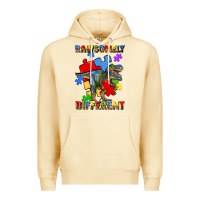 Pina Colada rawsomely different autism t rex Premium Hoodie - Artiststas