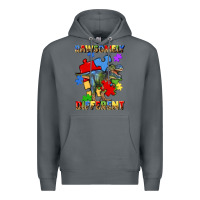 Rock rawsomely different autism t rex Premium Hoodie - Artiststas