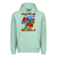 Seafoam rawsomely different autism t rex Premium Hoodie - Artiststas