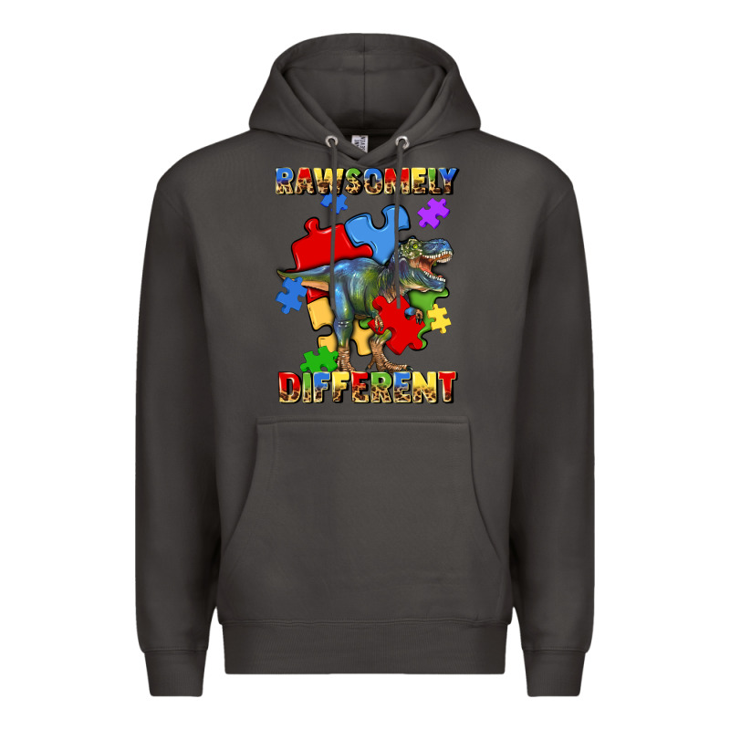 Rawsomely Different Autism T Rex Premium Hoodie by Artiststas | Teevron