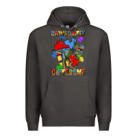 Smoke rawsomely different autism t rex Premium Hoodie - Artiststas