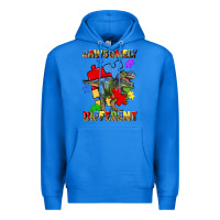 True Royal rawsomely different autism t rex Premium Hoodie - Artiststas