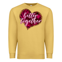 Antique Gold better together Premium Sweatshirt - NancyCooperArtShop