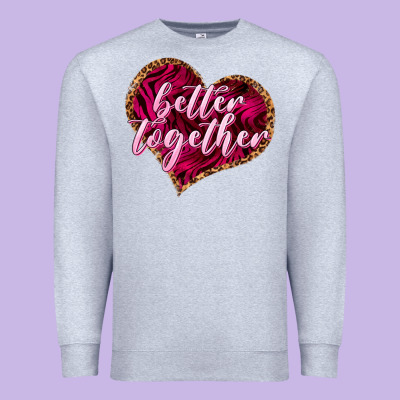 Better Together Premium Sweatshirt Designed By Nancycooperartshop