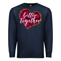 Navy better together Premium Sweatshirt - NancyCooperArtShop