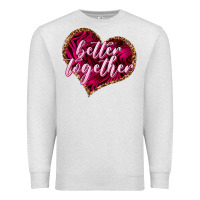 Oatmeal Heather better together Premium Sweatshirt - NancyCooperArtShop