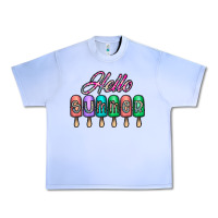 Grape Ice hello summer Urban Heavy Tee - CowhideDigitalArt