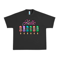 Pigment Black hello summer Urban Heavy Tee - CowhideDigitalArt