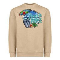 Mushroom beach please Heavyweight Sweatshirt - SublimationCraftShop