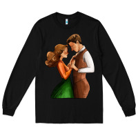 Black valentines day couple Long Sleeve Tee - AdoDesignShop