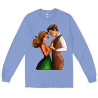 Colony Blue valentines day couple Long Sleeve Tee - AdoDesignShop