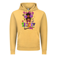 Vintage Mustard Thick Thighs Spooky Vibes Vintage Hoodie - texasbilliewilder