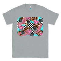 Heather Grey race day background Classic Tee - AdoDesignShop