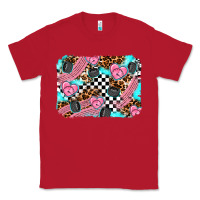 Red race day background Classic Tee - AdoDesignShop