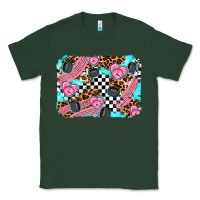Sports Green race day background Classic Tee - AdoDesignShop