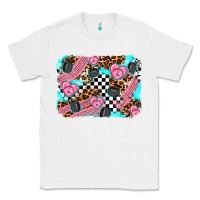 White race day background Classic Tee - AdoDesignShop