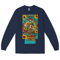 Navy i hate everyone but coffee helps western skeleton coffee sunflowers 12 Long Sleeve Tee - Artiststas