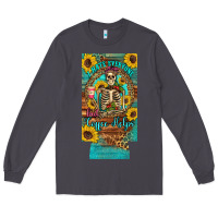 Smoke i hate everyone but coffee helps western skeleton coffee sunflowers 12 Long Sleeve Tee - Artiststas