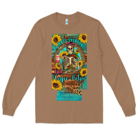 Toasted Coconut i hate everyone but coffee helps western skeleton coffee sunflowers 12 Long Sleeve Tee - Artiststas