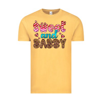 Vintage Mustard sweet and sassy Vintage Tee - HRA Design Shop