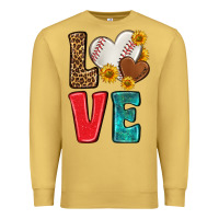 Antique Gold western love baseball Premium Sweatshirt - NancyCooperArtShop