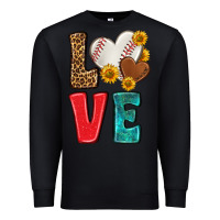 Black western love baseball Premium Sweatshirt - NancyCooperArtShop