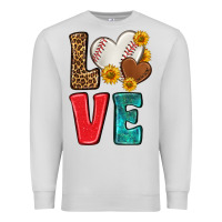 Dove Grey western love baseball Premium Sweatshirt - NancyCooperArtShop