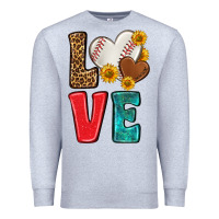 Heather Grey western love baseball Premium Sweatshirt - NancyCooperArtShop