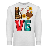 Oatmeal Heather western love baseball Premium Sweatshirt - NancyCooperArtShop