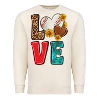 Sandshell western love baseball Premium Sweatshirt - NancyCooperArtShop
