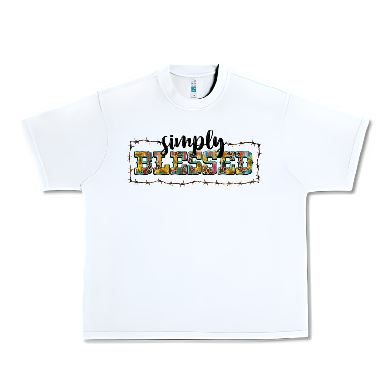 Simply Blessed Urban Heavy Tee by BarkalooDesign | Teevron