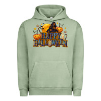 Pigment Oil Green Happy Halloween Urban Hoodie - texasbilliewilder