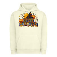 Pigment Pistachio Happy Halloween Urban Hoodie - texasbilliewilder