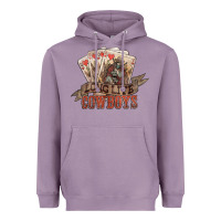 Lavender long live cowboys cards Heavyweight Hoodie - NancyCooperArtShop