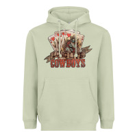 Matcha long live cowboys cards Heavyweight Hoodie - NancyCooperArtShop